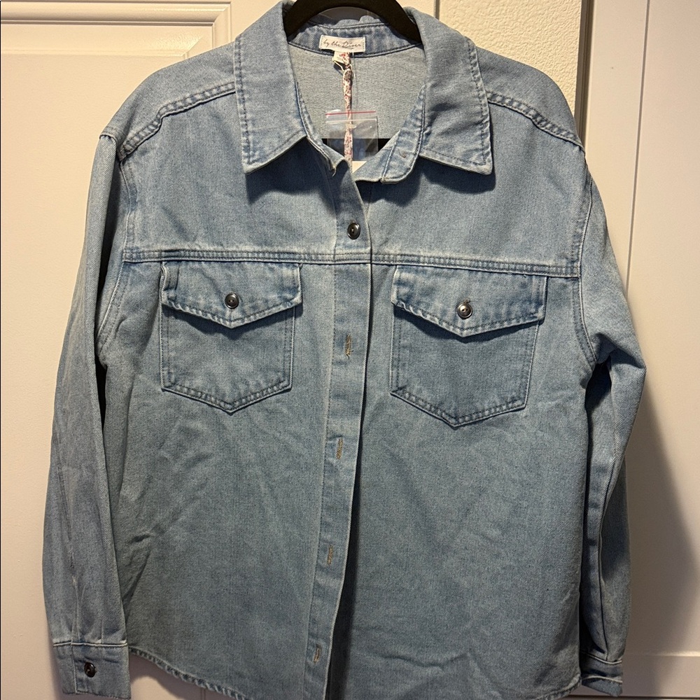 Stylish Light Blue Denim Jacket